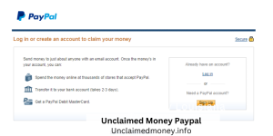 Unclaimed Money Paypal