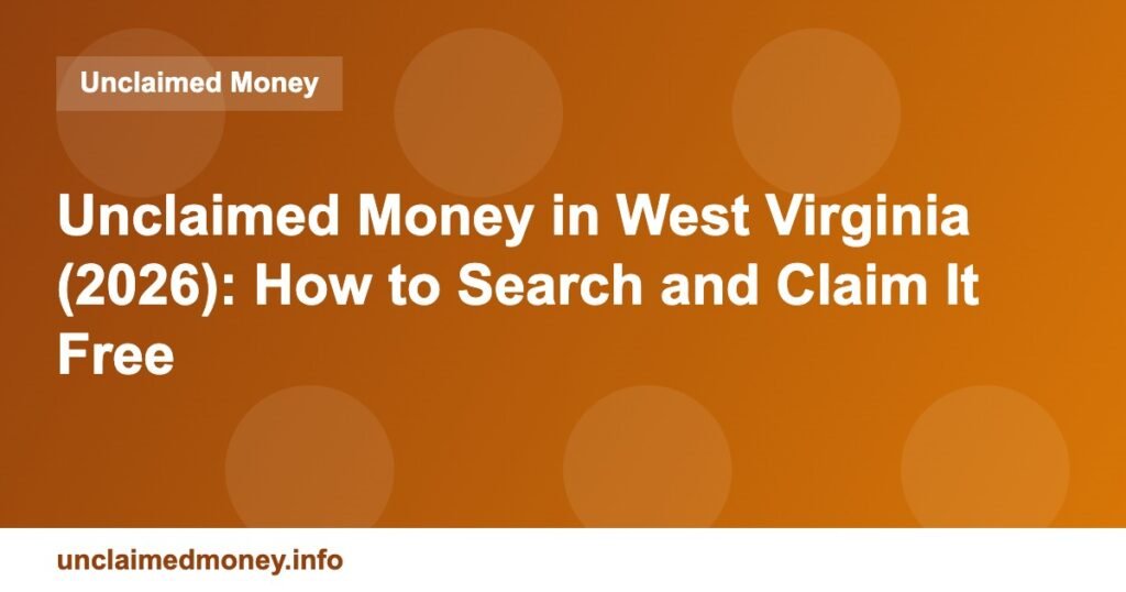 unclaimed west virginia 3181